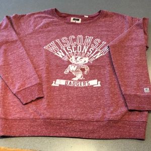 Wisconsin badgers red sweatshirt